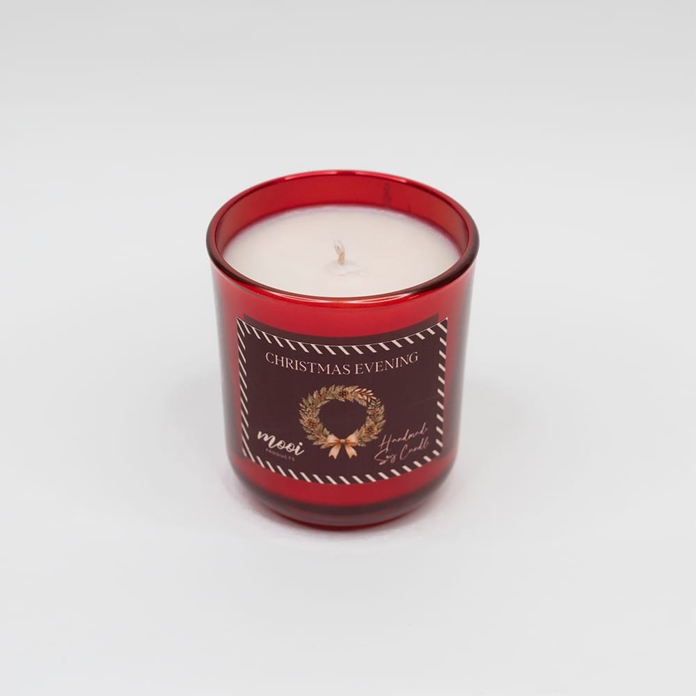 MOOI_STUDIO_0011_DSC_0294 Red Festive Candle - Image 1